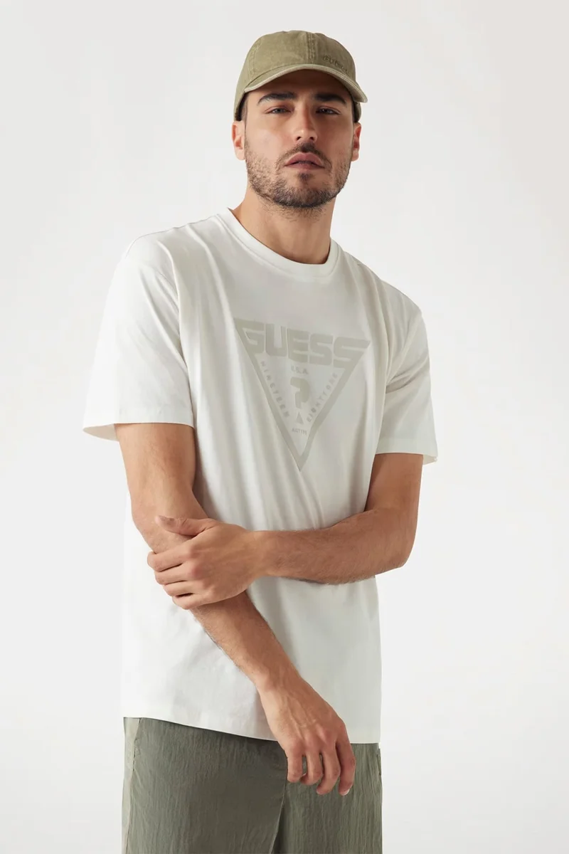 AZHA OVER T-SHIRT ERKEK BEYAZ TİŞÖRT